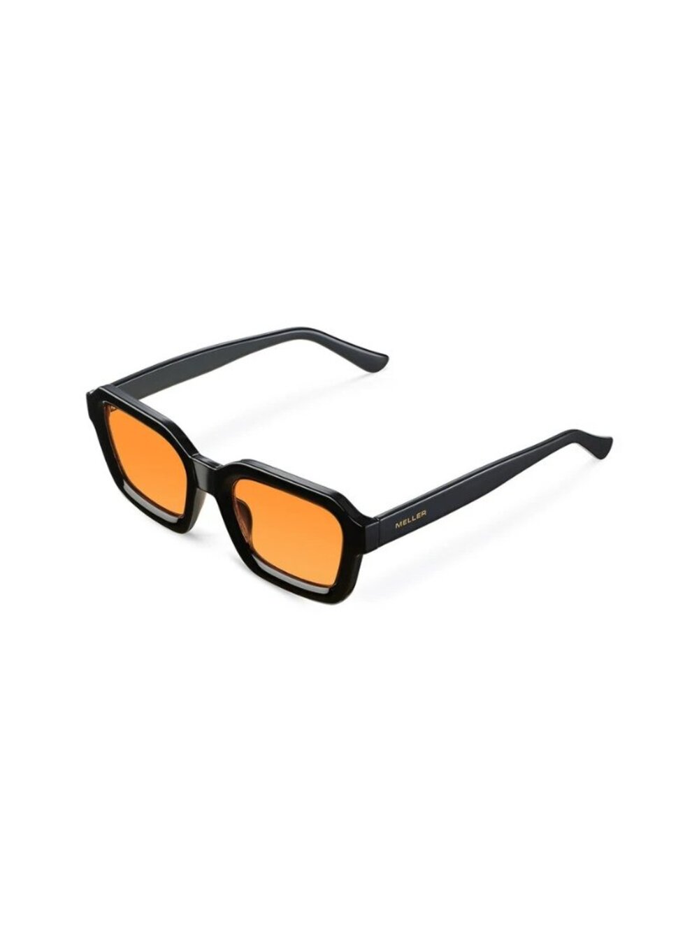 Lexxola Jordy Sunglasses Black Frame Honey Orange Lenses – "Tools for the city"